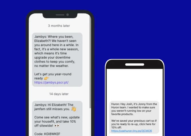 Structure your rewards to drive repeat purchases(SMS)